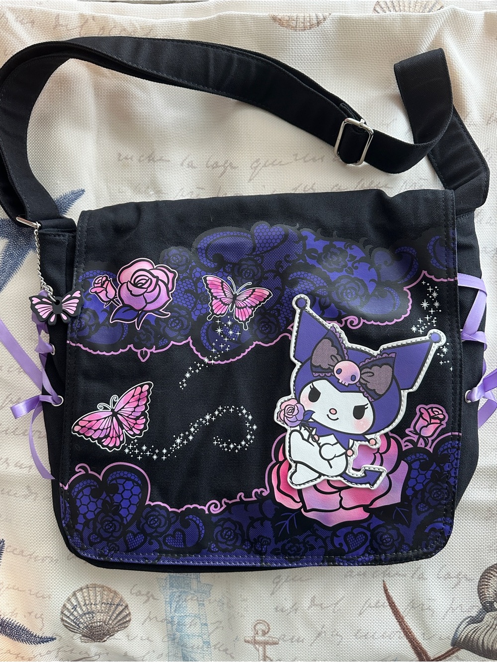Her Universe Kuromi Messenger Bag